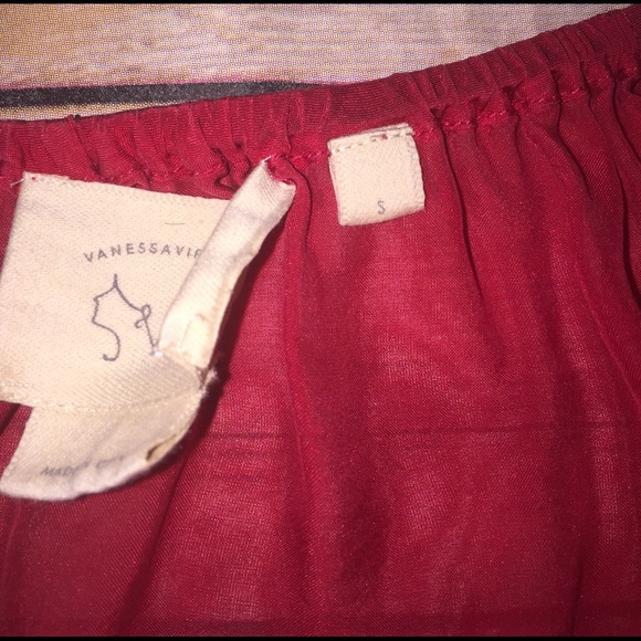 Anthropologie Vanessa Virginia S I L VI blouse ❤️ - Picture 5 of 5