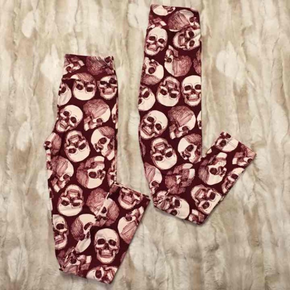 Lularoe Skull Leggings