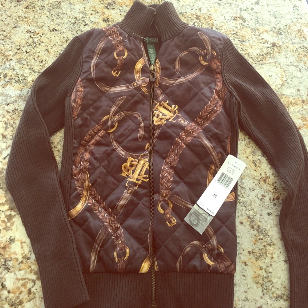 NWT Ralph Lauren zip up jacket