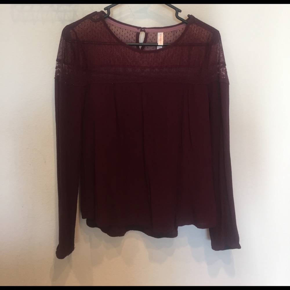 Maroon Blouse