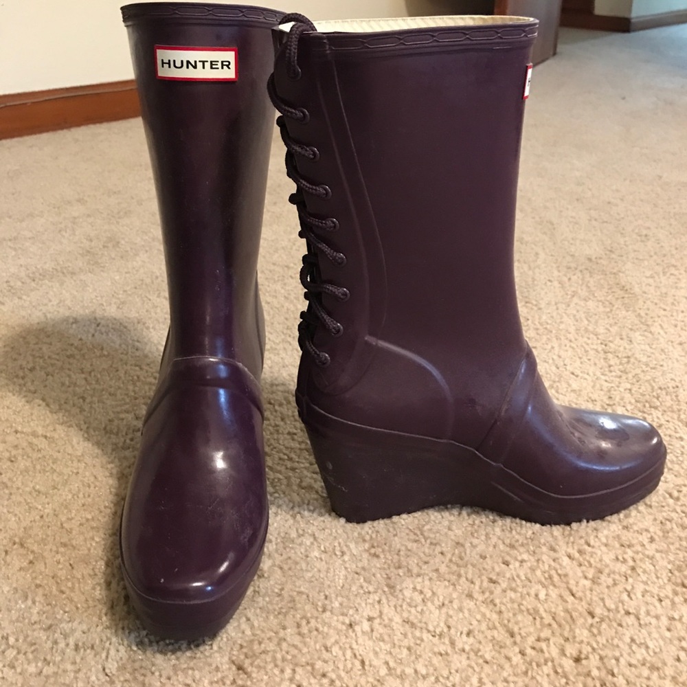 Hunter rain boots
