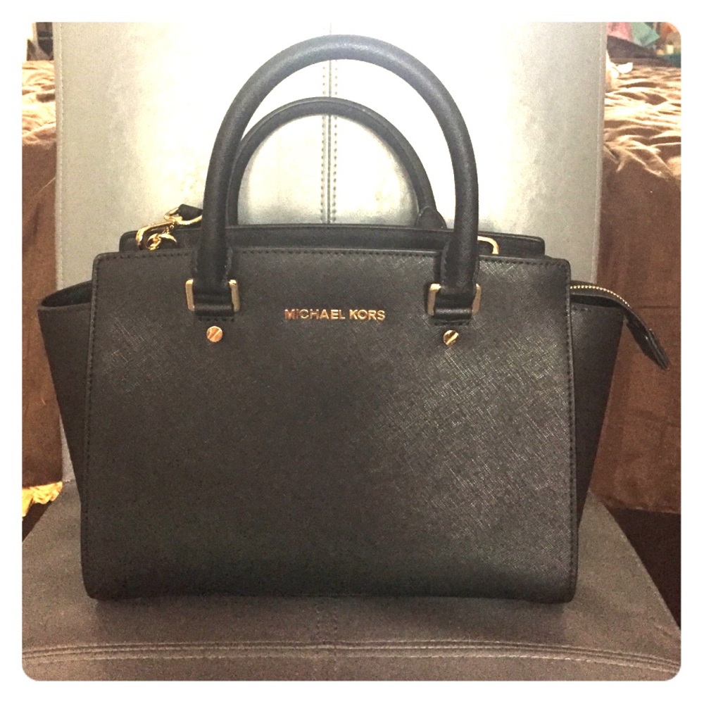 Michael Kors Leather Satchel