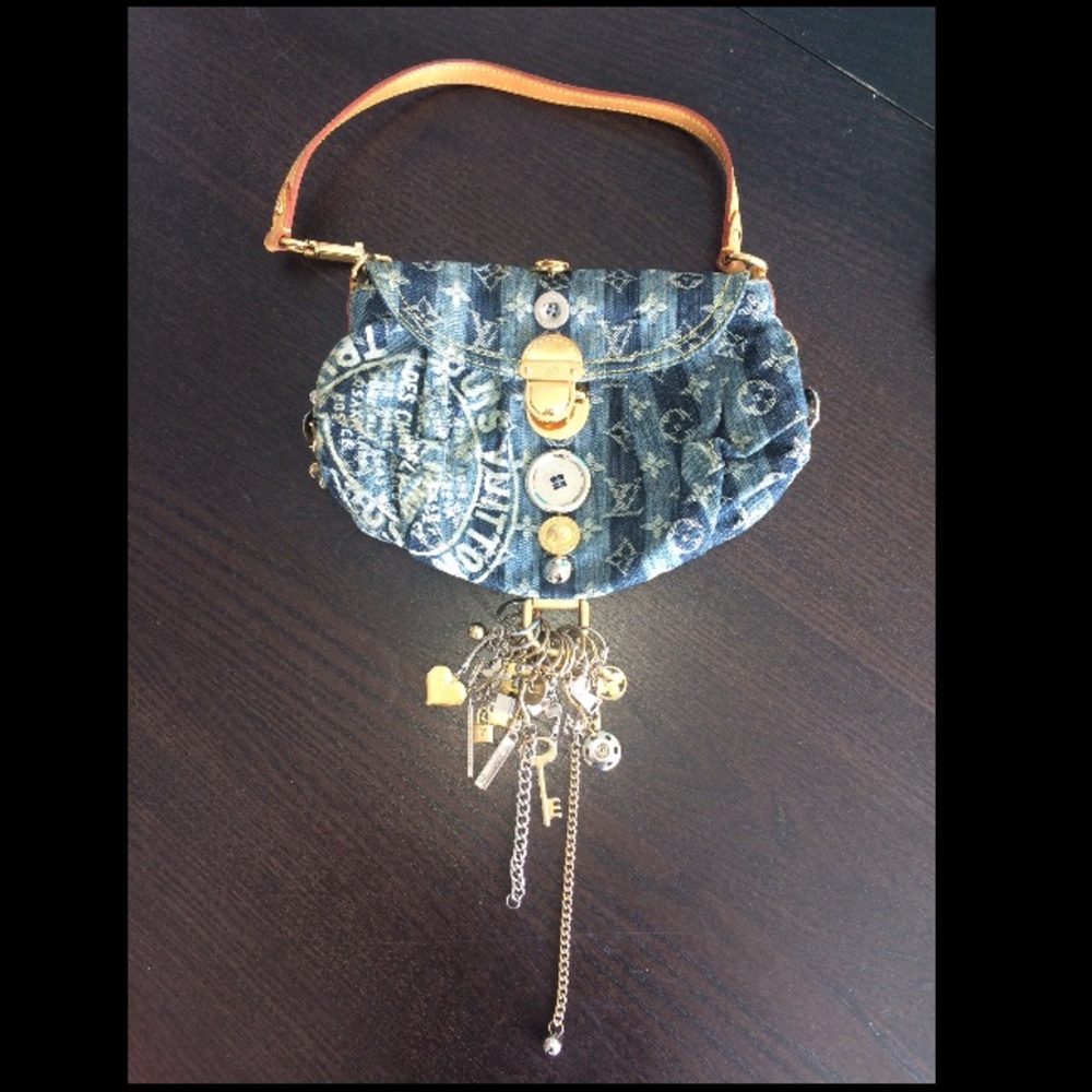 Louis Vuitton denim charm purse - limited edition
