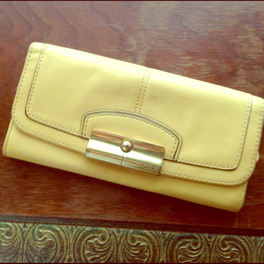 Coach leather wallet