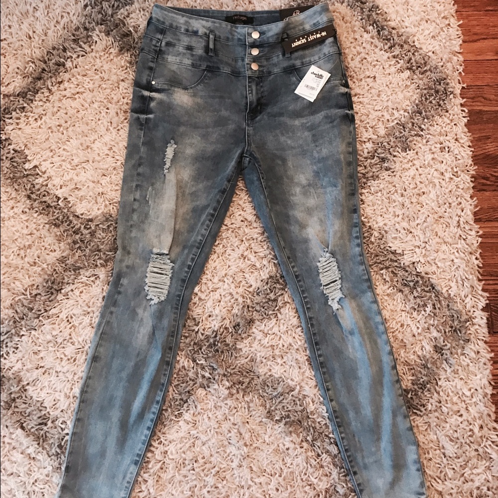 Charlotte Russe High-Waisted Skinny Jeans