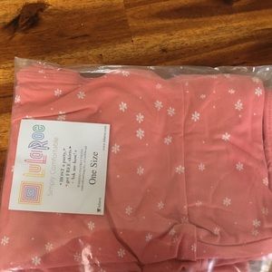 Lularoe OS pink white legging