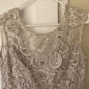 Nude lace cocktail dress, worn once!