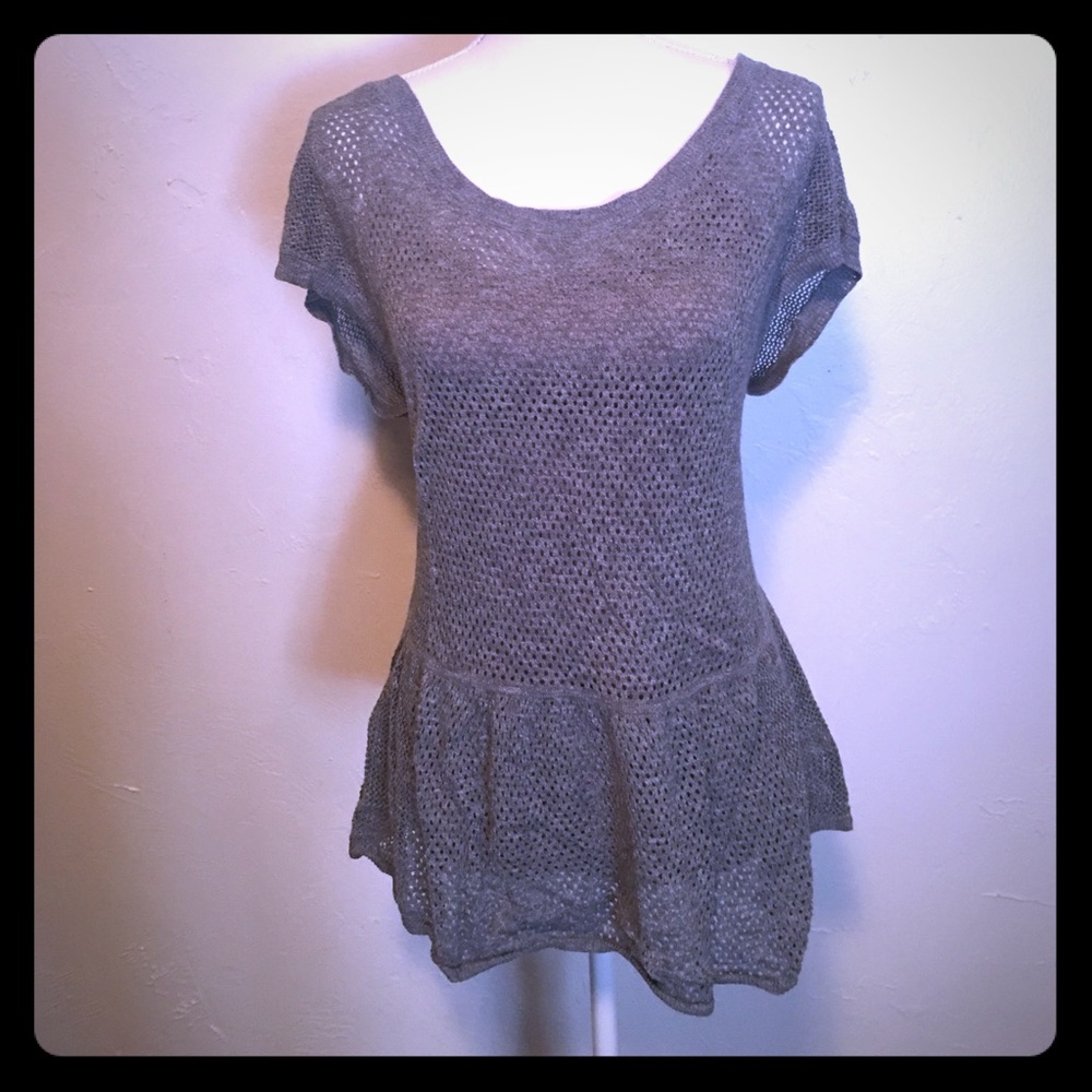 American Eagle Peplum Top