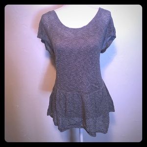 American Eagle Peplum Top