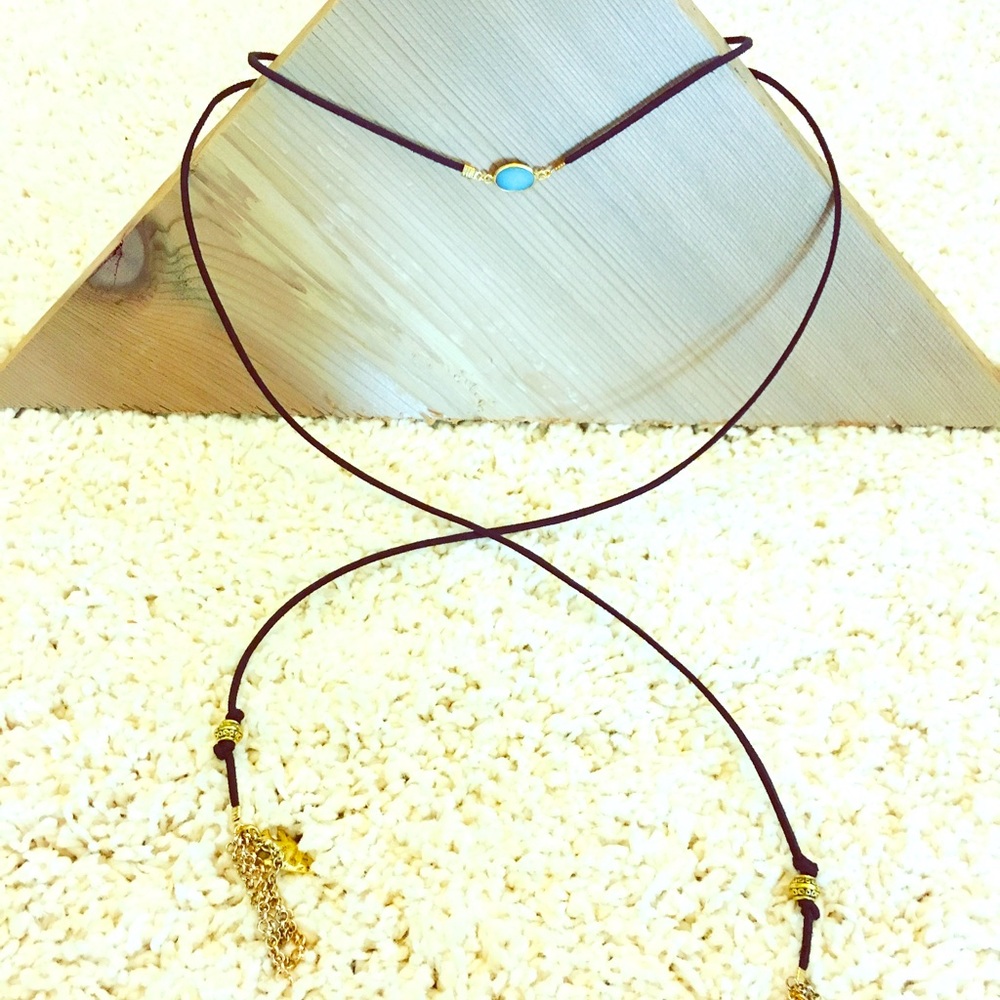 Super cute leather choker