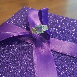 14K Yellow Gold Aquamarine Ring