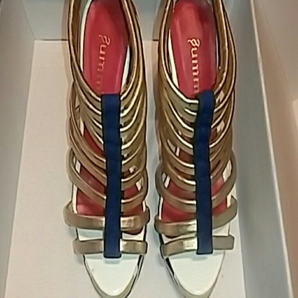 Multi colored Aztec heels - Picture 3 of 3