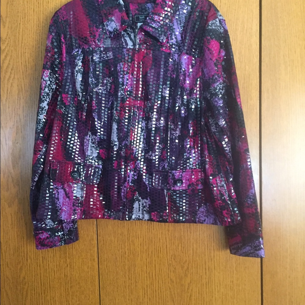 LARK LANE ZIP FRONT JACKET