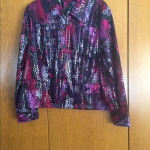 LARK LANE ZIP FRONT JACKET