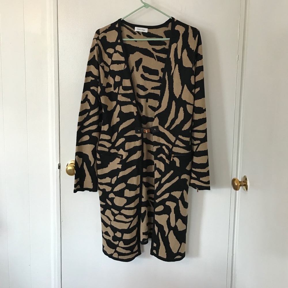 Black and Tan cardigan