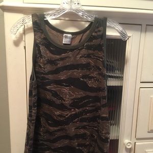 Camo tank top