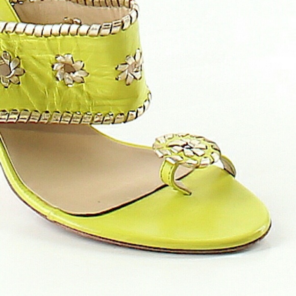 👠💖 8 Michael Kors Light Green Heels - Picture 4 of 7