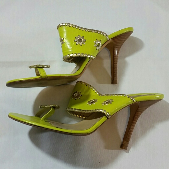 👠💖 8 Michael Kors Light Green Heels - Picture 6 of 7