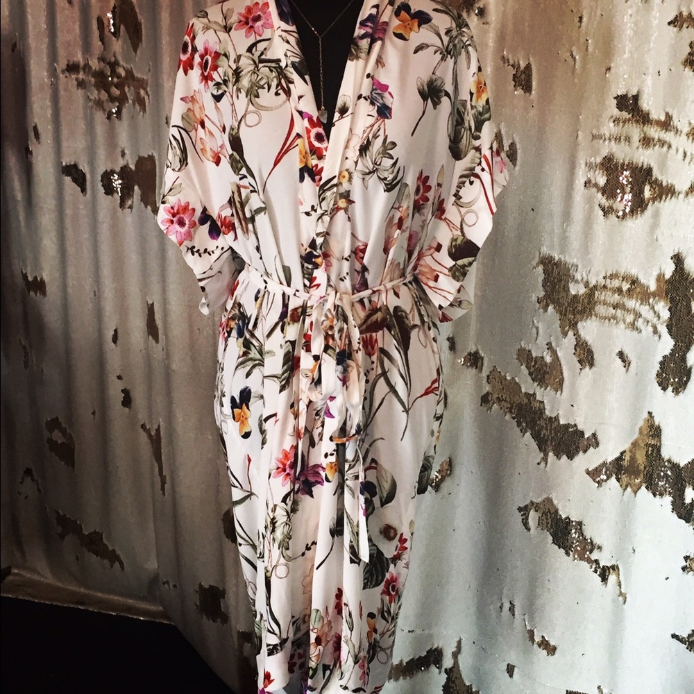 Floral Kimono Dress