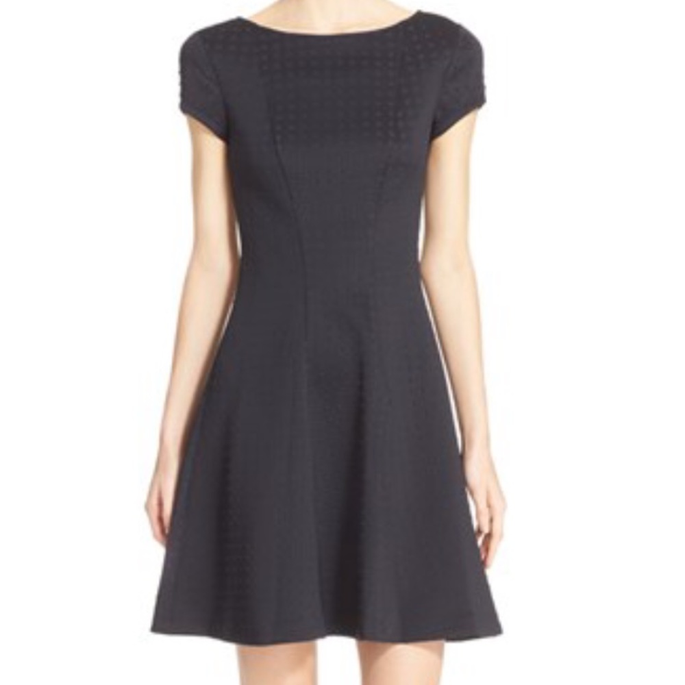 TED BAKER RIZZO BLACK SKATER DRESS