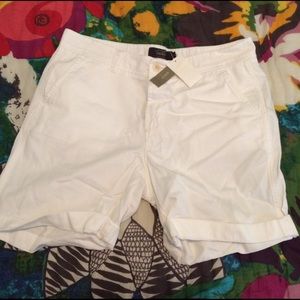 Jcrew white chino shorts, with tags