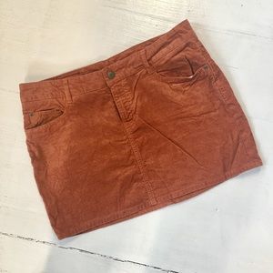 H&M cord mini skirt , new