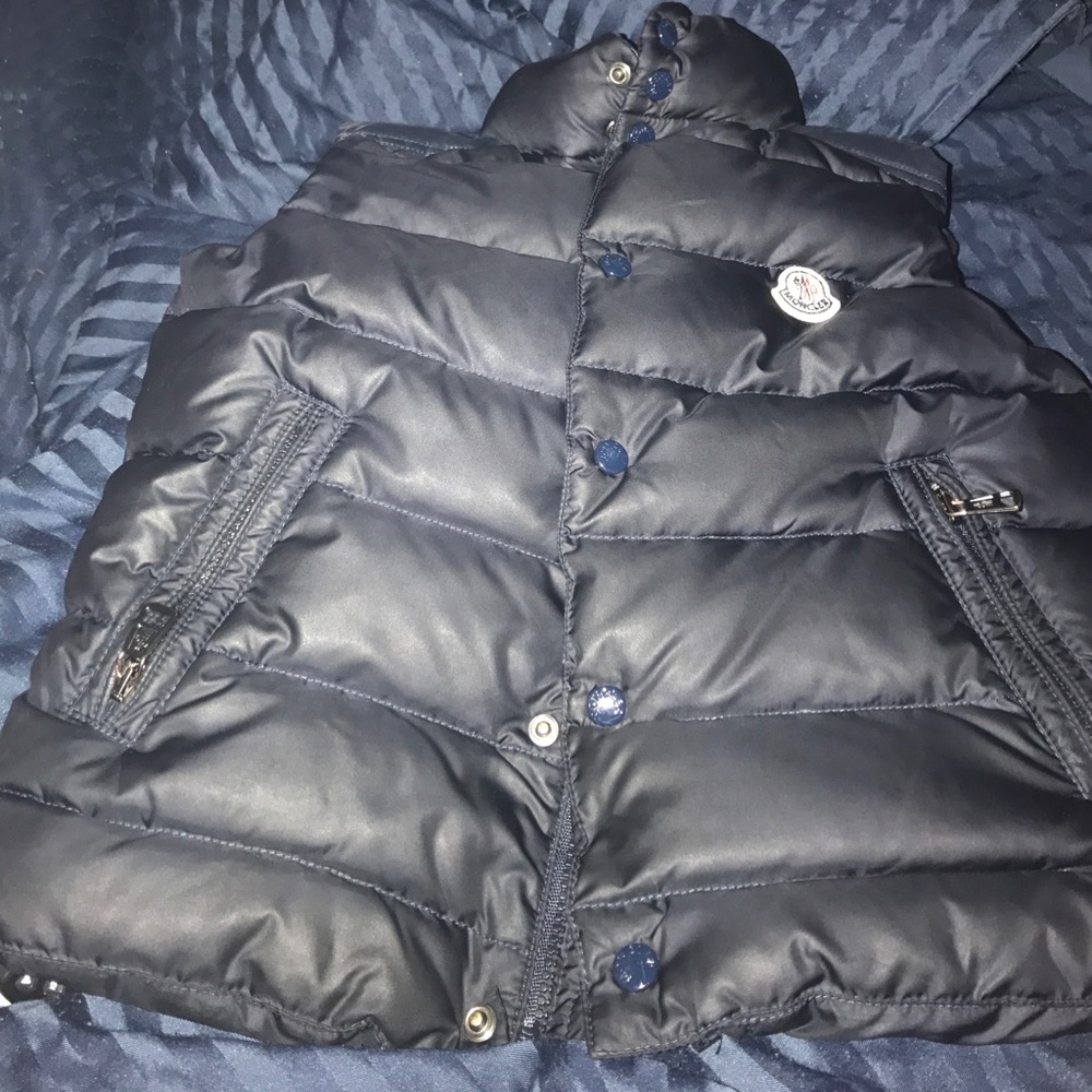 Navy Blue Moncler Vest