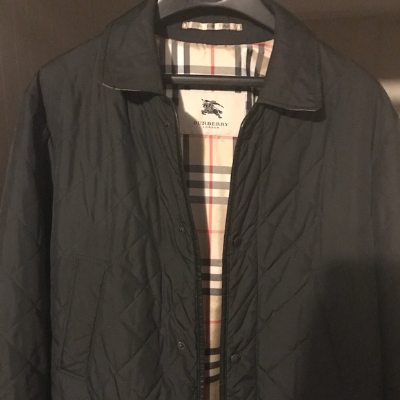 Burberry Other - Burberry Leather Trim Quilted Jacket Size Small