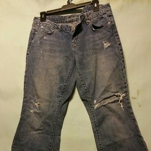 American Eagle jeans, flare leg, short length