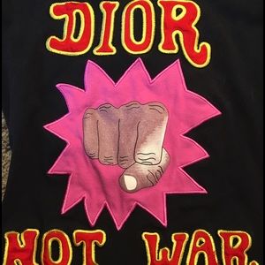 Christian Dior "Dior Not War" black tee