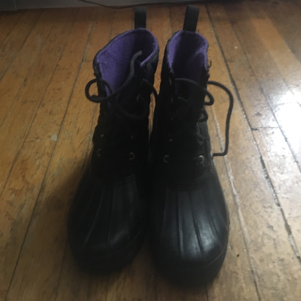 Sperry waterproof rubber boot