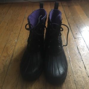 Sperry waterproof rubber boot