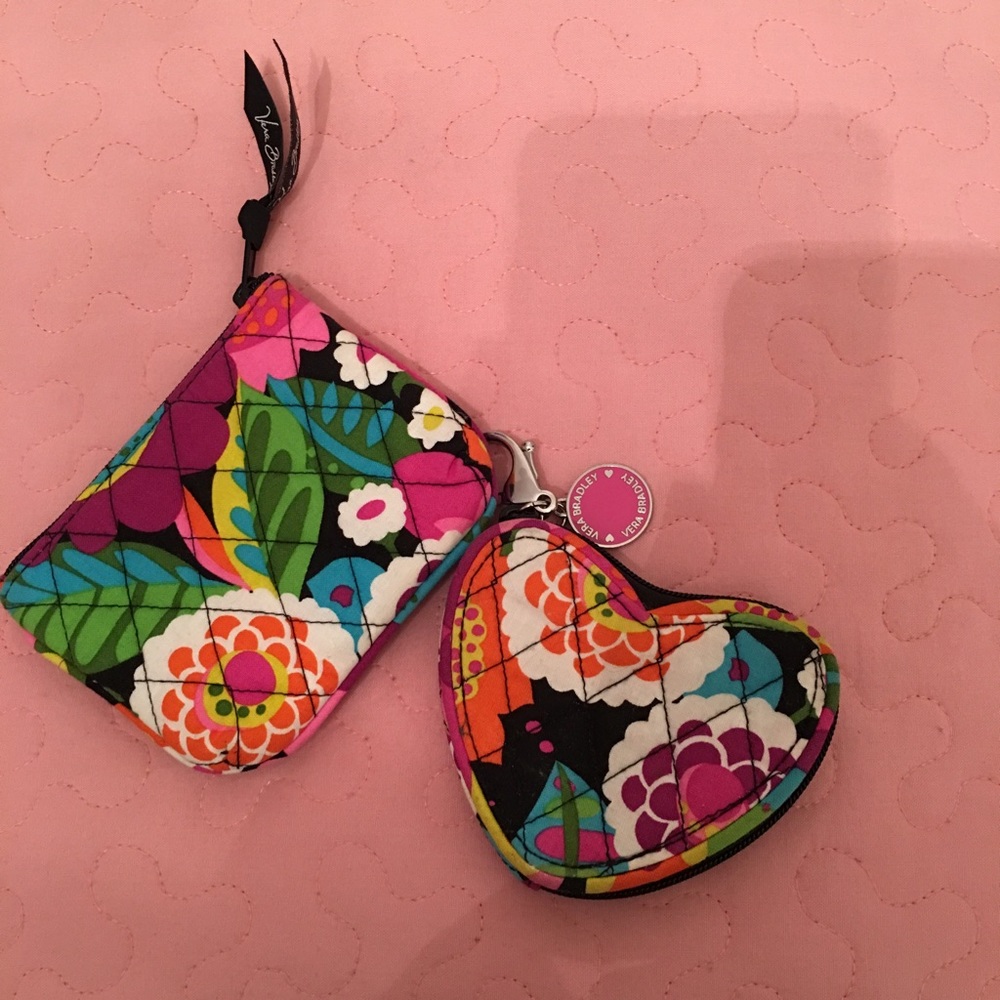 Bundle of Two Vera Bradley Coin Purses