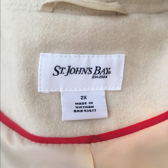 💋Stunning 2X Cream Peacoat! - Picture 6 of 8