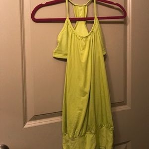 Lululemon lime green athletic top