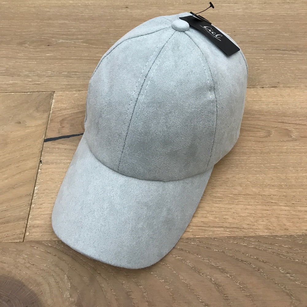 NWT Faux Suede Baseball Cap - Picture 3 of 3