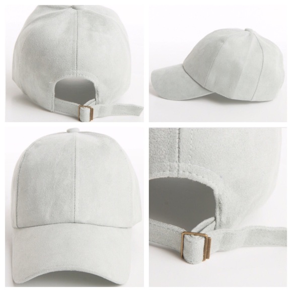 NWT Faux Suede Baseball Cap - Picture 2 of 3