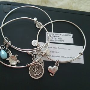 Alex and ani mixe with anothwr braclet