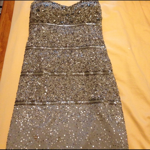 Aidan Mattox beaded/sequin dress - Picture 2 of 2