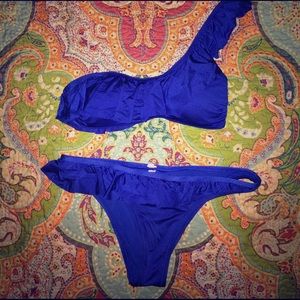 Aerie one shoulder bikini