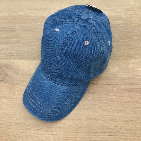 NWT Denim Baseball Cap - Picture 2 of 2