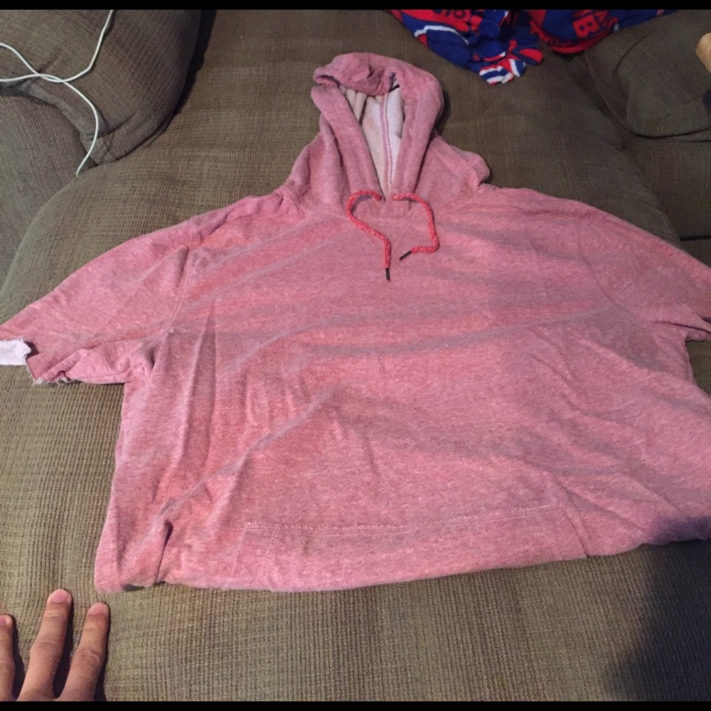 Men's short sleeve sweatshirt