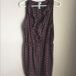 Francesca's Collection ruffle/zip front dress