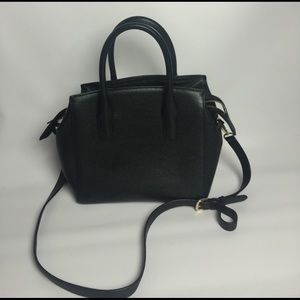 DKNY black leather bag