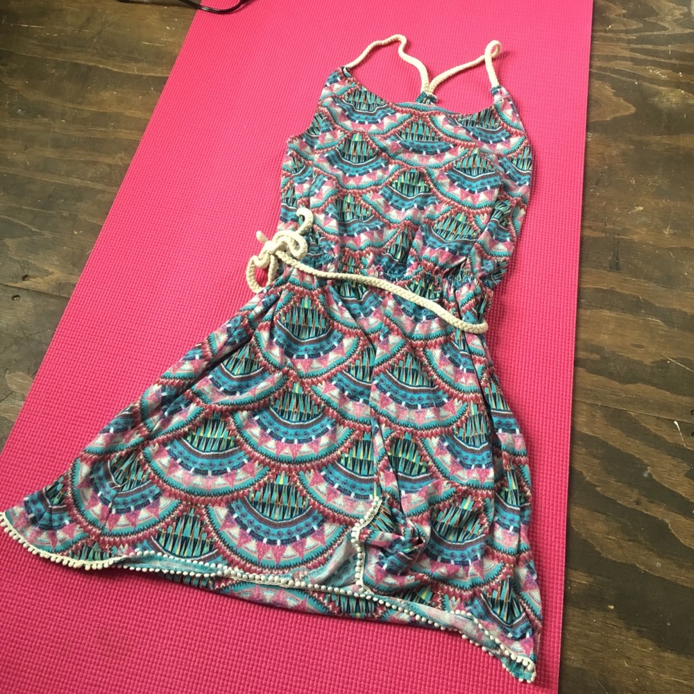 Razor back swim suit cover up