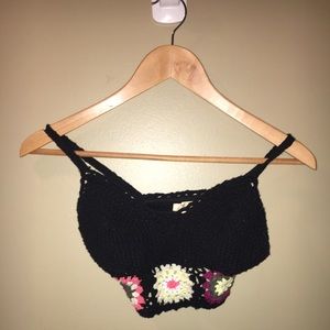 Hollister Crochet Crop Top/Bralette