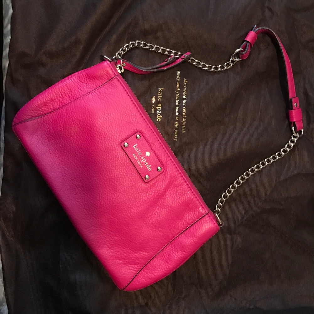 Beautiful hot pink Kate Spade shoulder bag