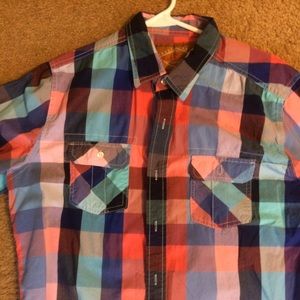 Long sleeve casual button down