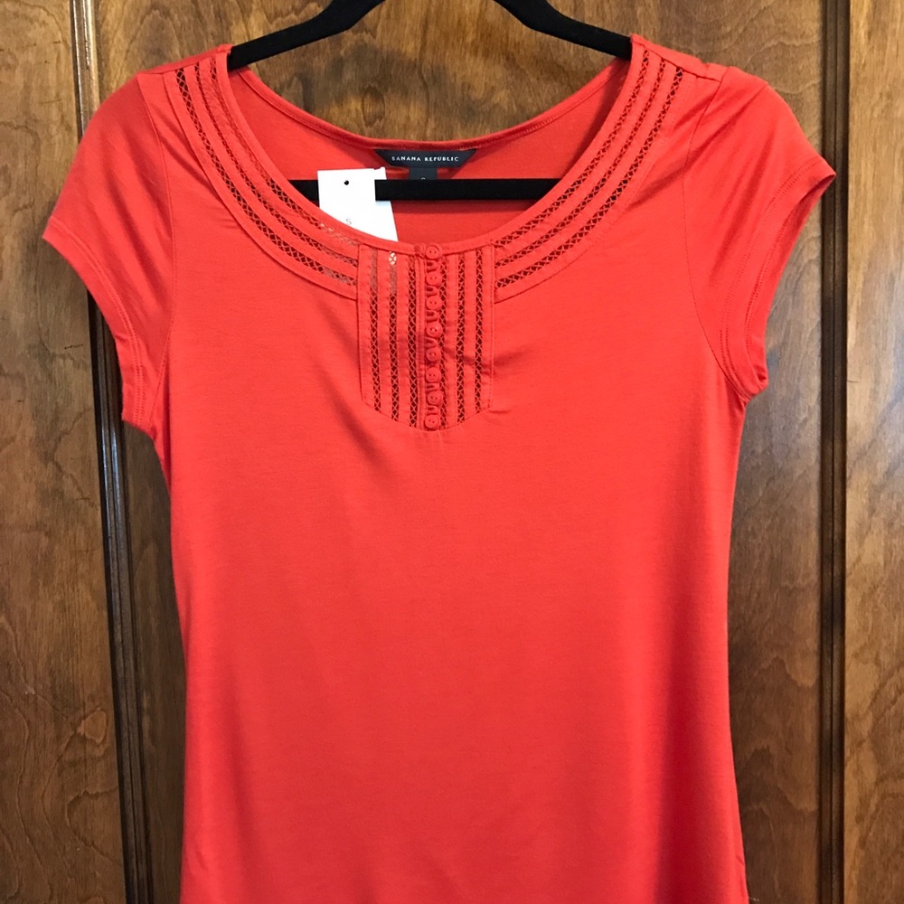 Orange cozy tee