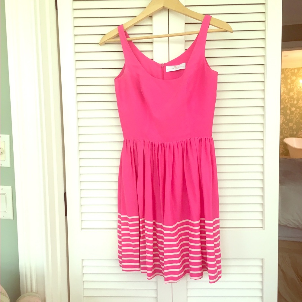 Amanda Uprichard dress bright pink size 0